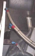 XJR9 LM radiator, transcooler plumbing and ducting RHS.jpg (49850 bytes)