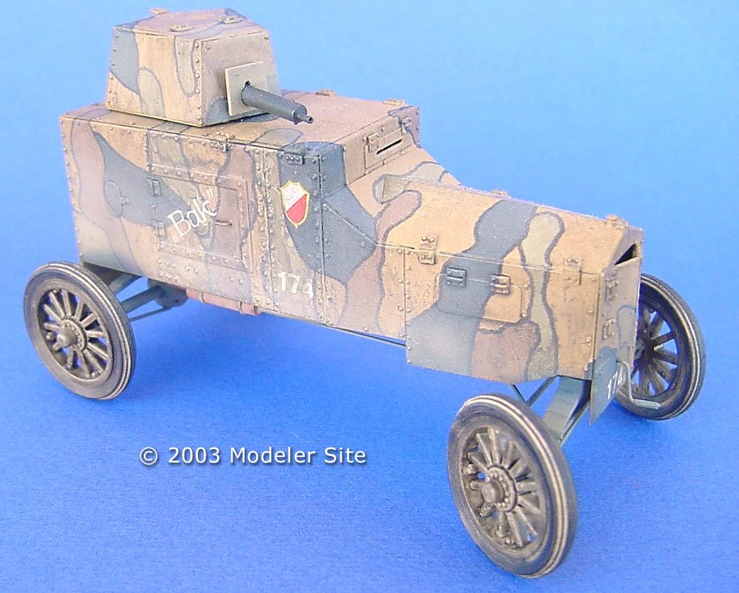 Model T Armored Car 1/35 model kit, RPM 35012 Ford TFC 