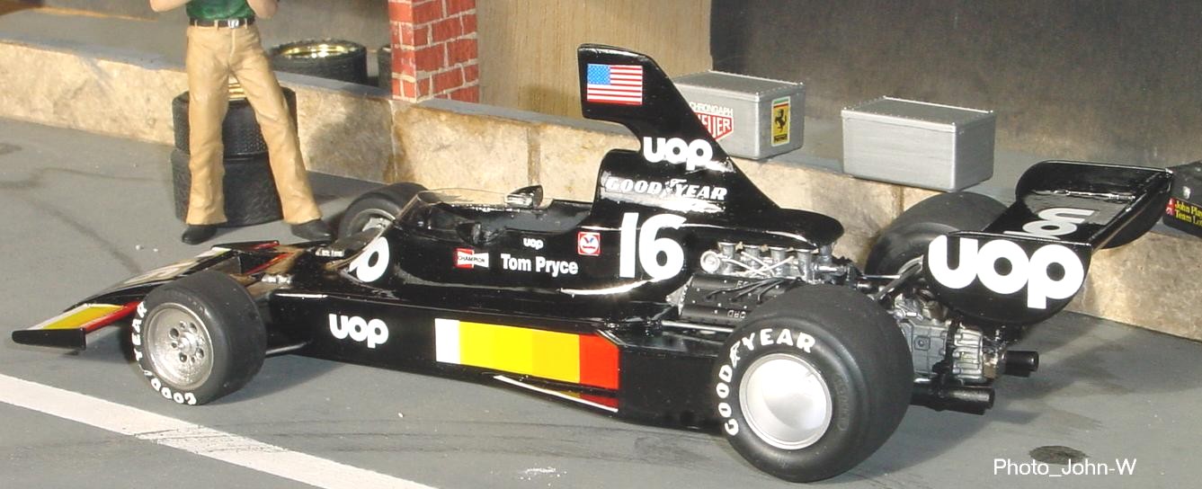 Raceland Spark 1/43rd Shadow DN5 Cosworth UOP 4th German GP 1975 Tom Pryce 