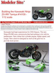 Building the Kawasaki Ninja ZX-RR Tamiya #14109 - 1/12 scale English