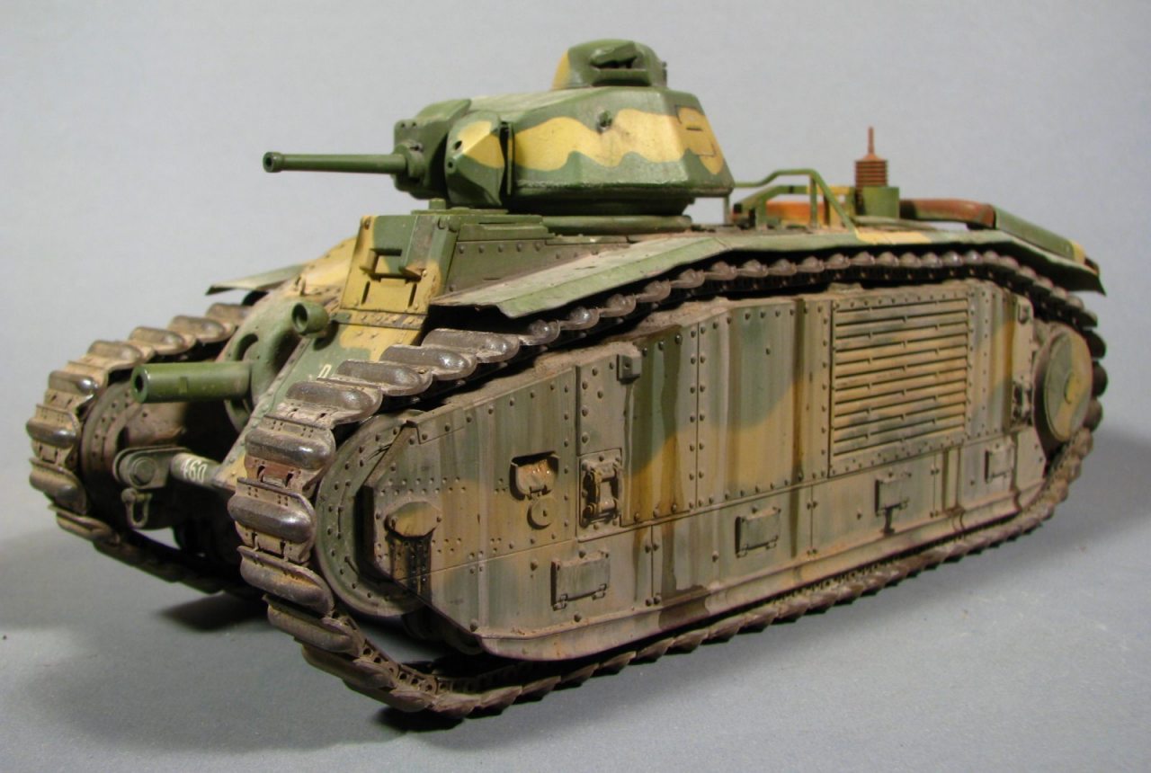 TAMIYA 1/35 French Battle Tank B1 bis w/Single Moter Model Kit NEW from Japan 