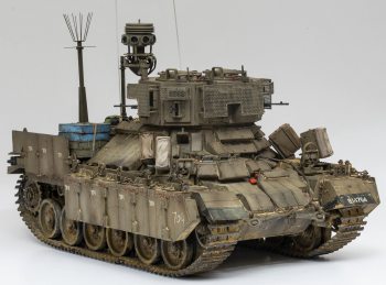 1/35 Military Tank Platform Trench Building Model Kits DIY Scenery Layout