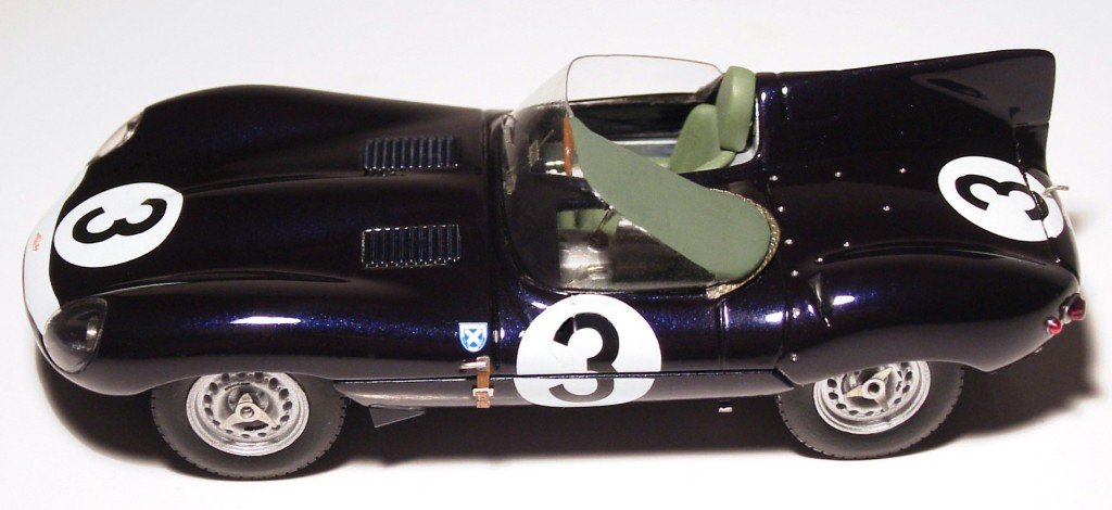 1:43 Maßstab Modell Jaguar Typ D Blau 1957 Le Mans Gewinner 3 Druckguss IXO Ovp 