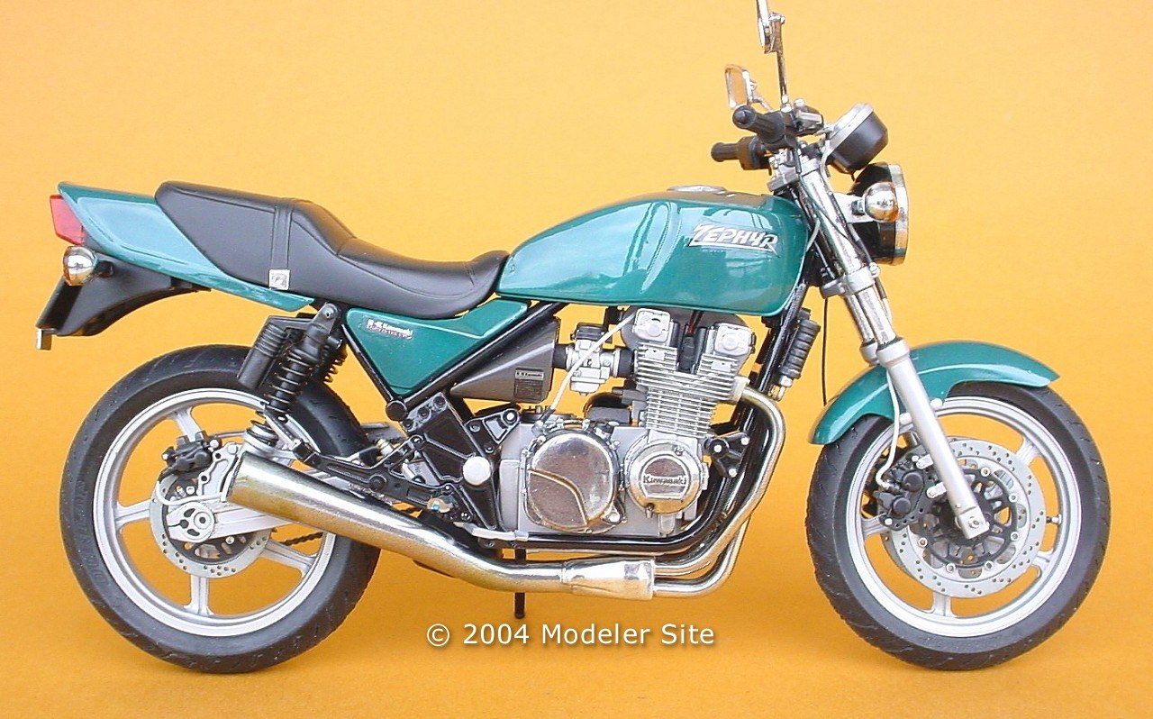 AOSHIMA 1/12 Motorcycle Japanese Import Model Building Kits No.10 Kawasaki ZEPHYR Type IV 