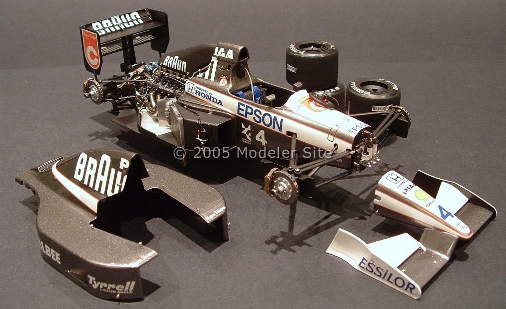 Detailing The Tamiya Tyrrell Honda 0 1 Scale 1 Scale Formula One Modeler Site