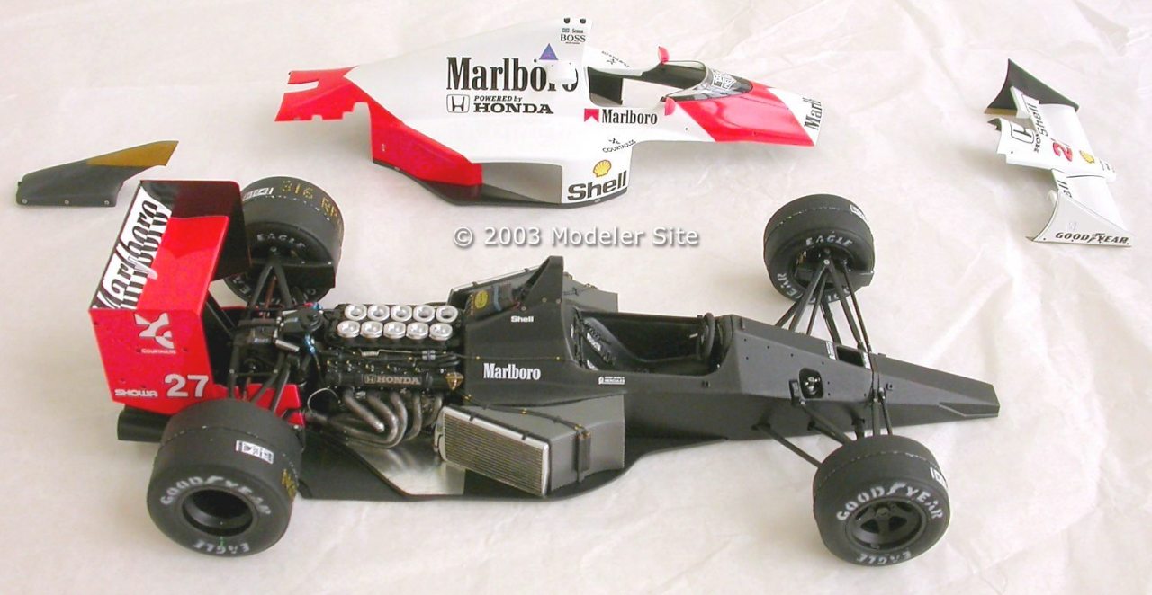 Mclaren Mp4 5b Honda Senna Tamiya 1 Scale 1 Scale Formula One Modeler Site