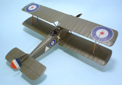 Maqueta Madera Metal Avión Sopwith Camel 1:16 Caza Británico