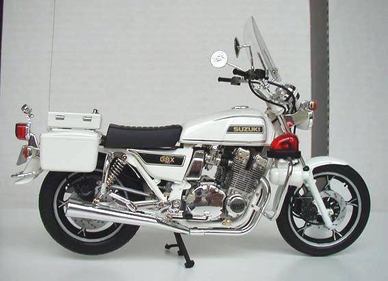 Suzuki GSX750 Police Bike,Tamiya 1/12