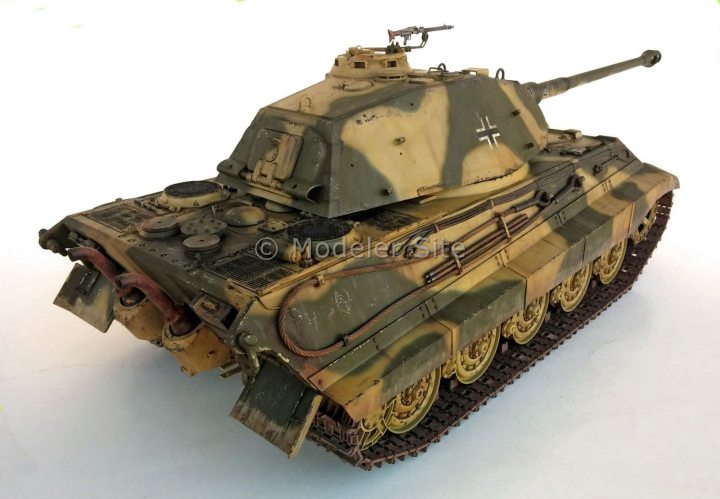 Tamiya King Tiger Porsche turret R/C 1/16 scale