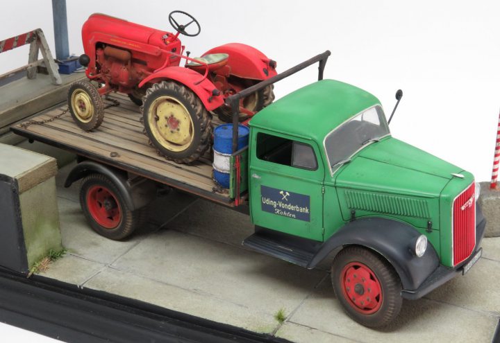 Revell Opel Blitz S 3T, Revell Porsche Junior tractor 1/24 scale