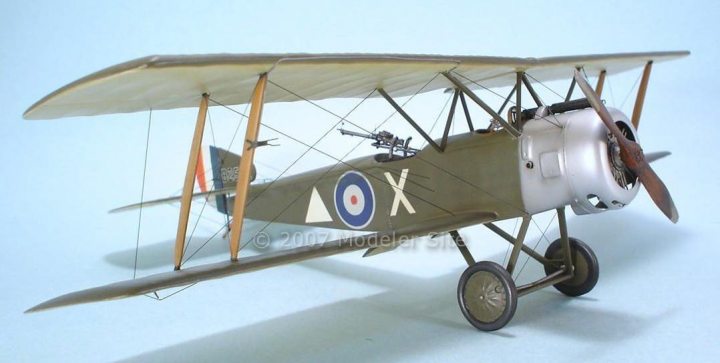 Maqueta Vintage Avión de Guerra Madera: Sopwith Camel 1/32