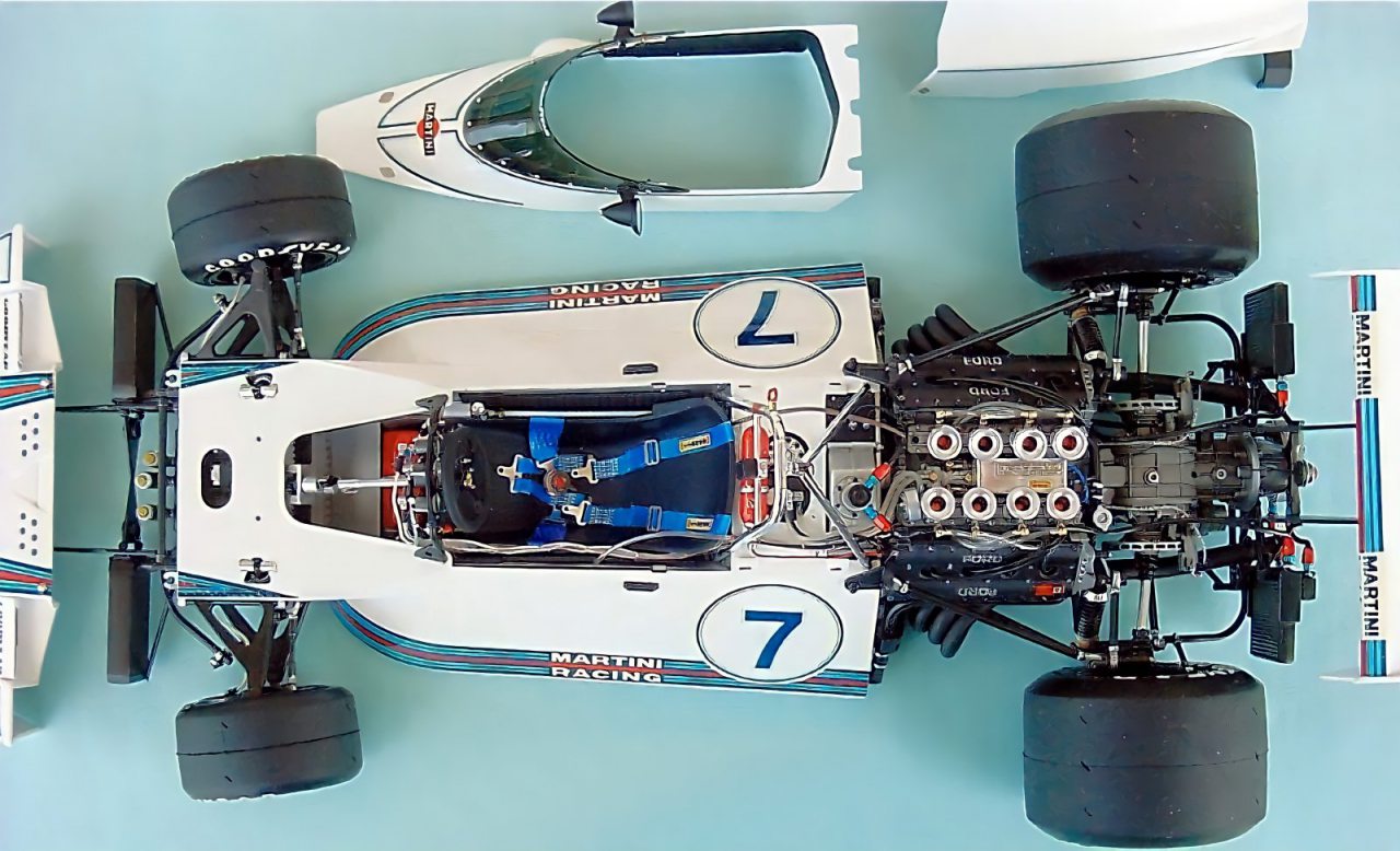 Tamiya 12042 1/12 Scale Model Formula 1 Car Kit Martini Brabham